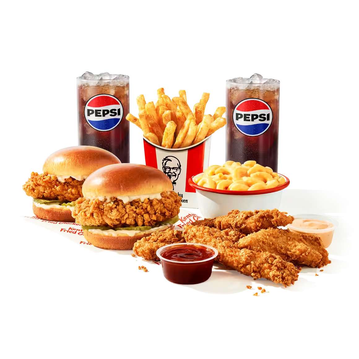 Meal for Two 2 Sandwiches + 4 pc. Tenders Combo