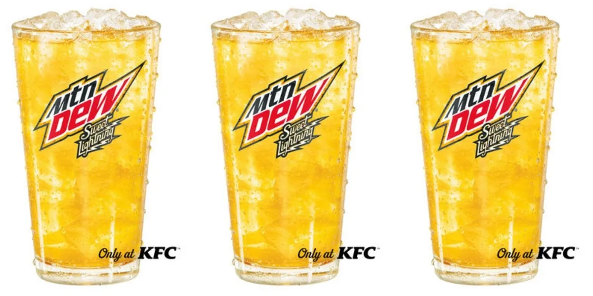 Mountain Dew Sweet Lightning Peaches & Cream Soda