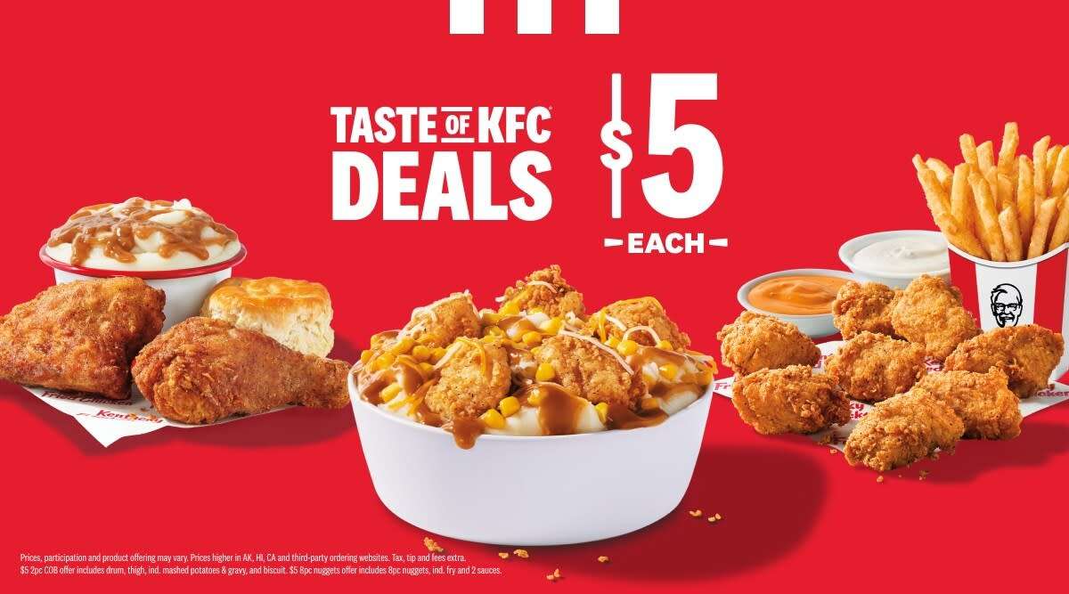 Nutrition & Dietary Information for KFC Combo Meals